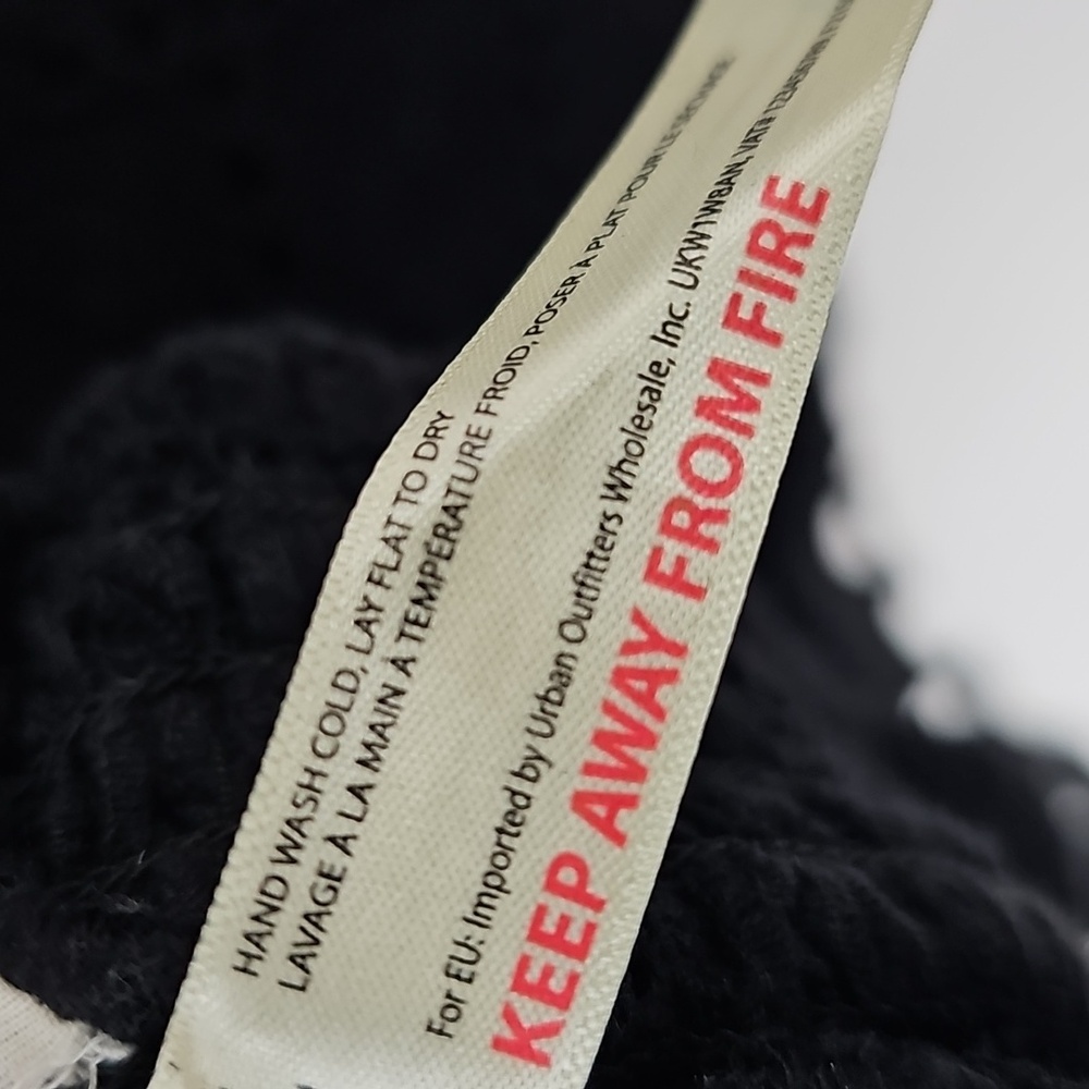 Free People Noir Black Eyelet 2-Piece Party Outfit Mini Skirt & Bralette Top Y2K - Picture 14 of 15